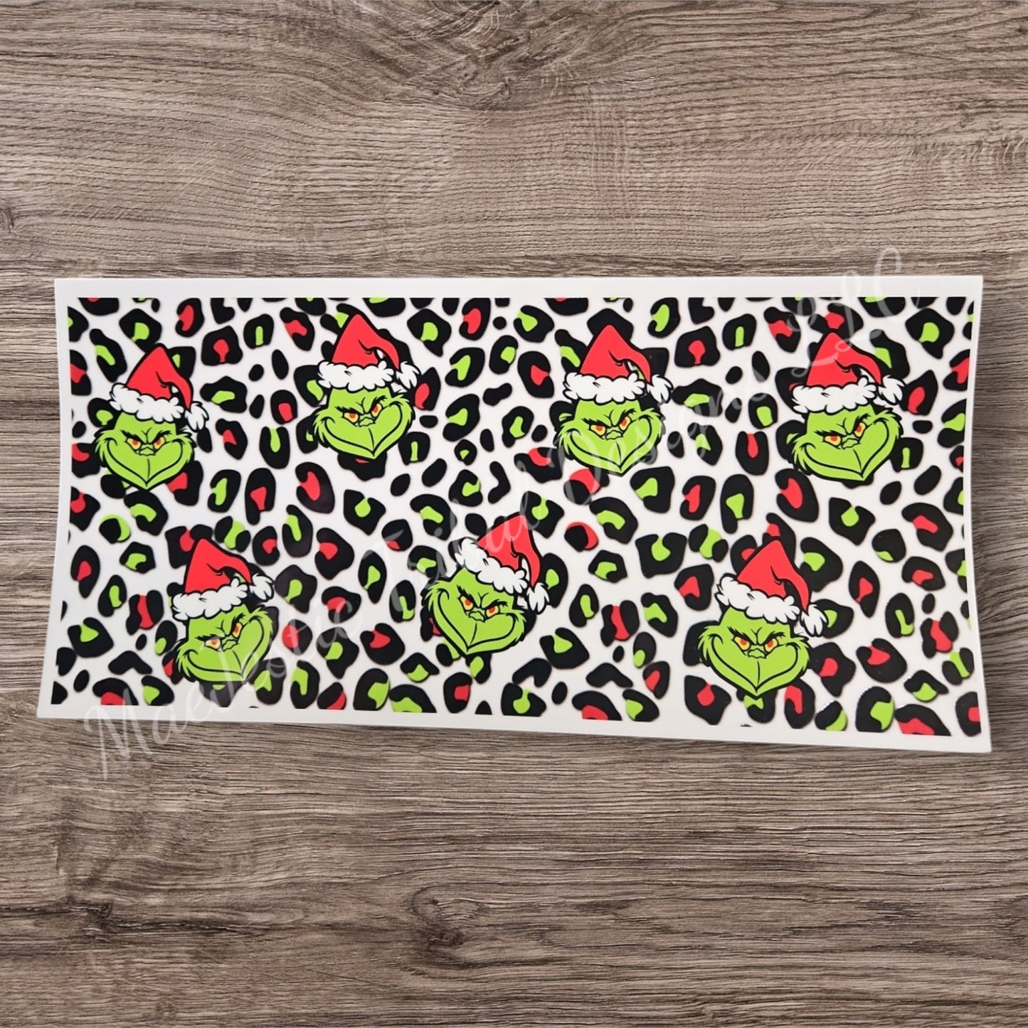 Red/ Green G Cheetah UV Cup Wrap