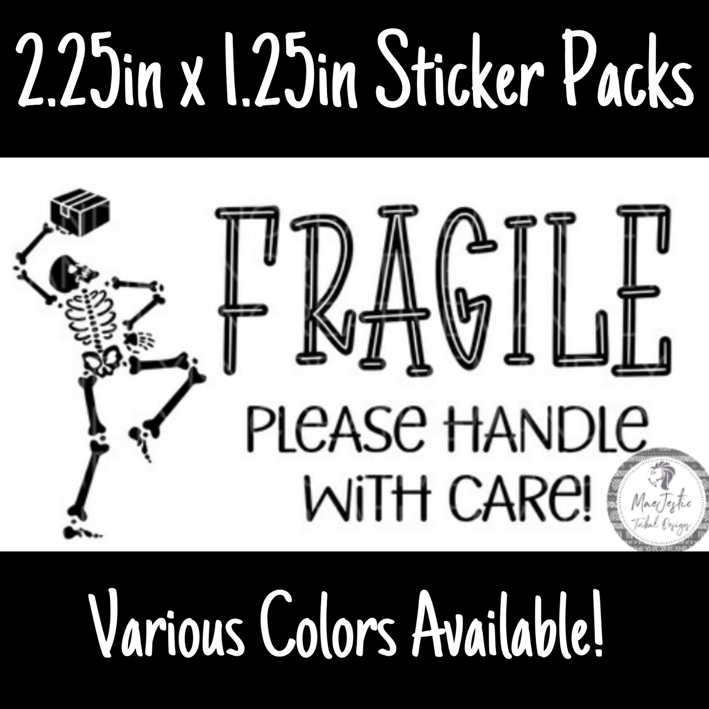 Fragile Skully Sticker Packs