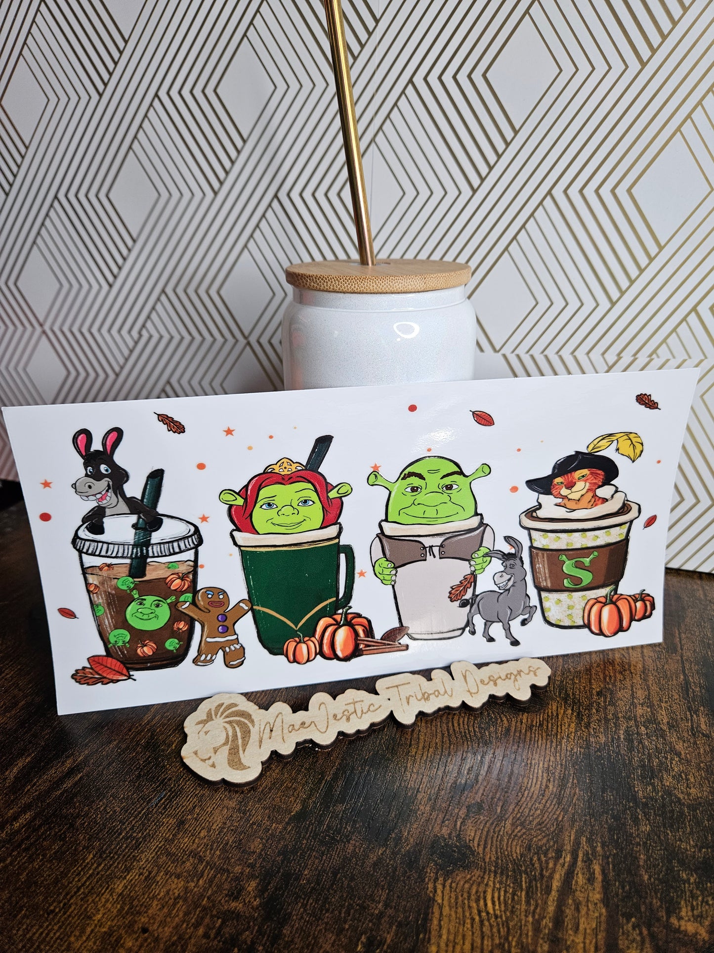 Shrek and friends UV Cup Wrap