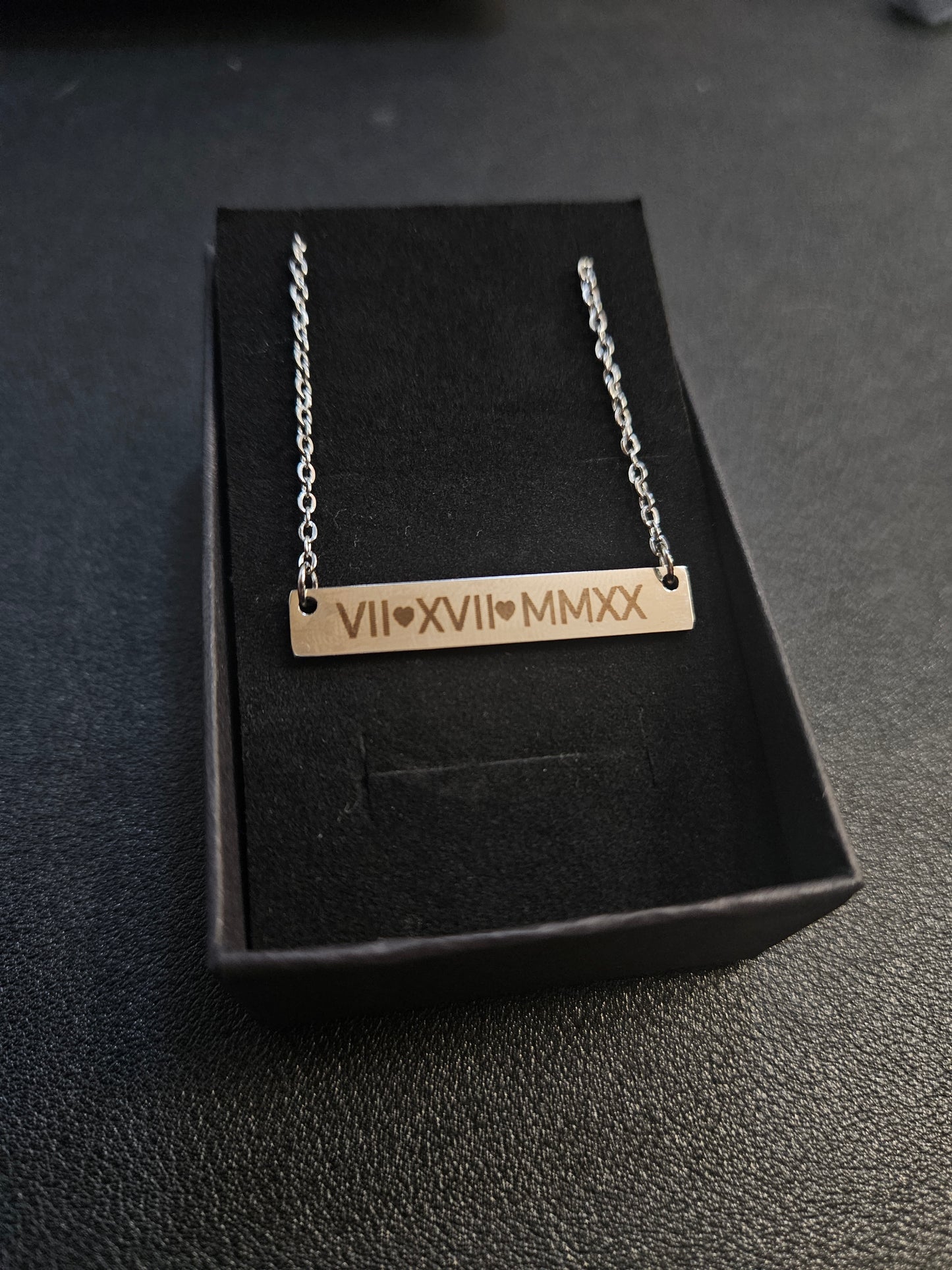 Custom Engraved Stainless Steel Necklaces