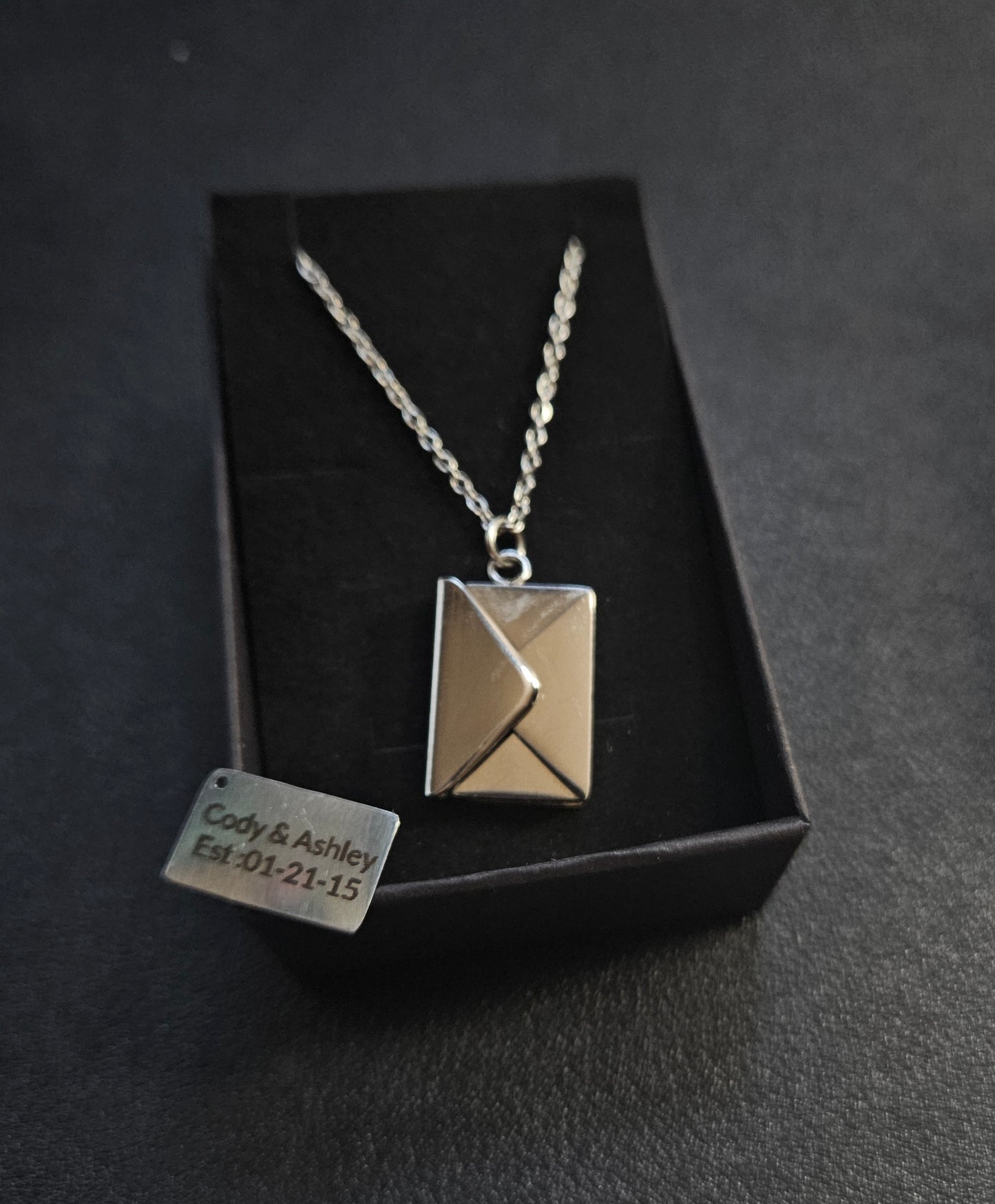 Custom Engraved Stainless Steel Necklaces