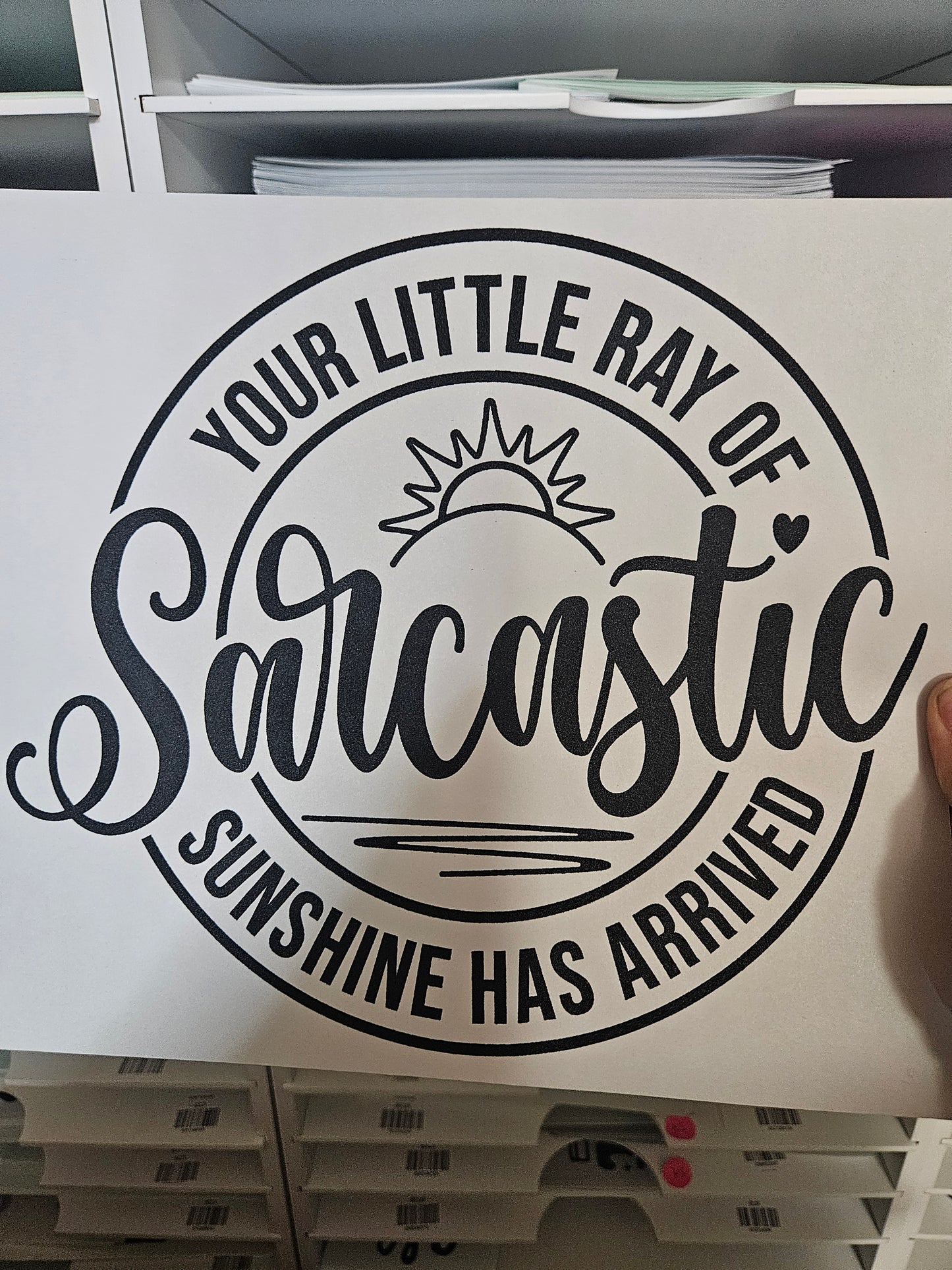 Ray or Sarcastic Sunshine Transfer