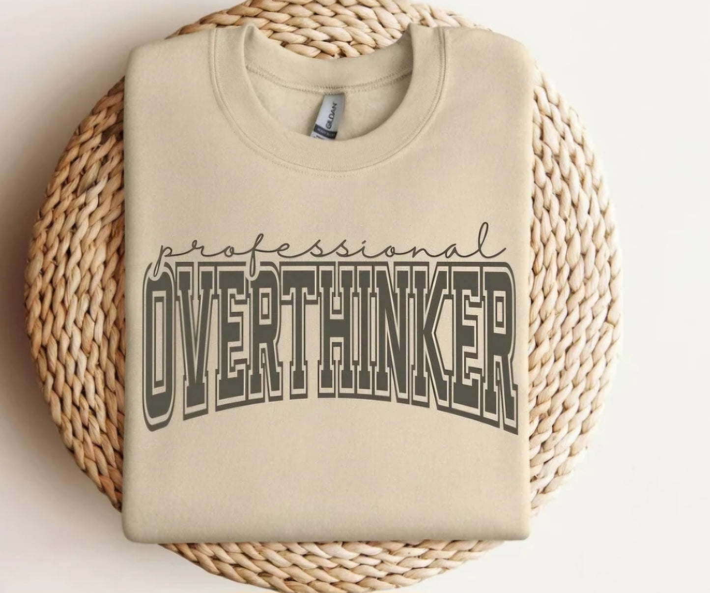 Overthinker Screen Print Transfer