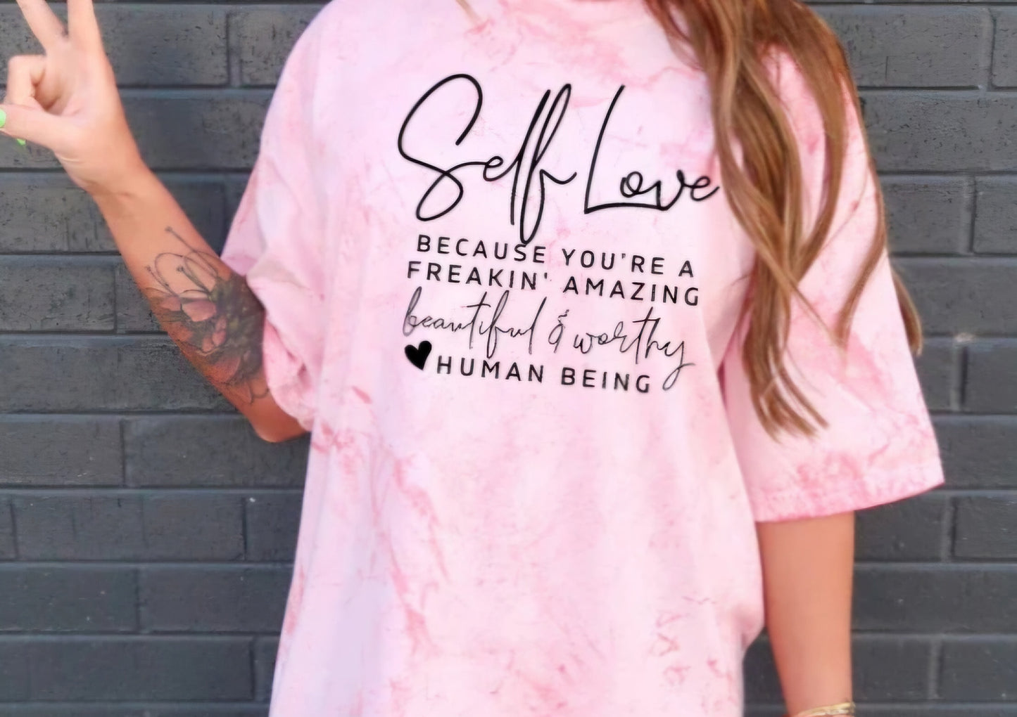 Self Love Screen Print Transfer