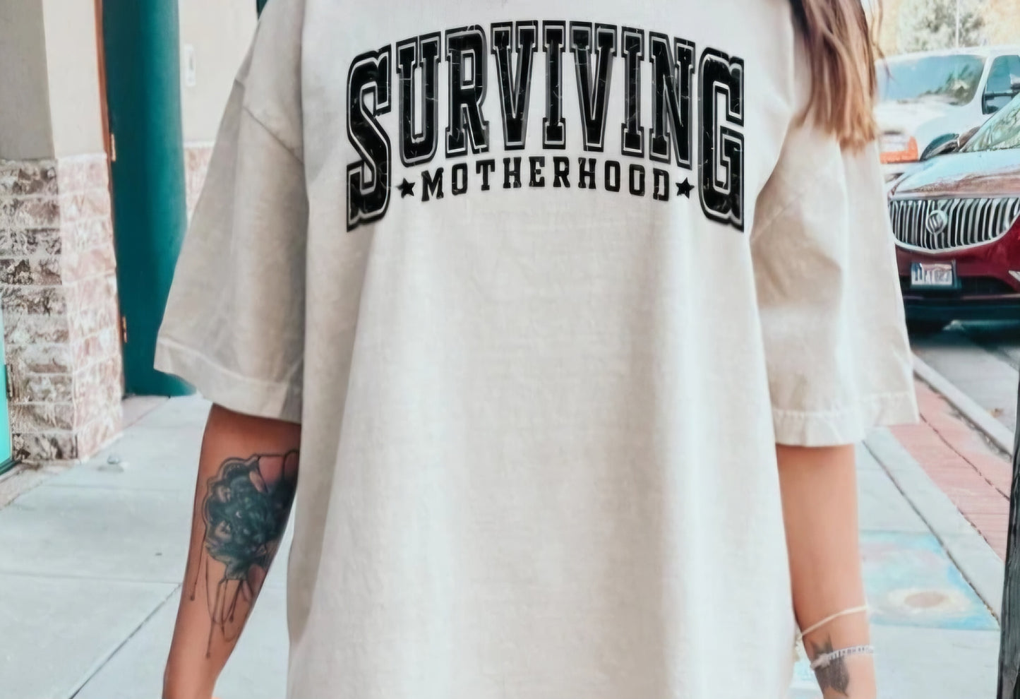 Surviving Motherhood Screen Print Transfer