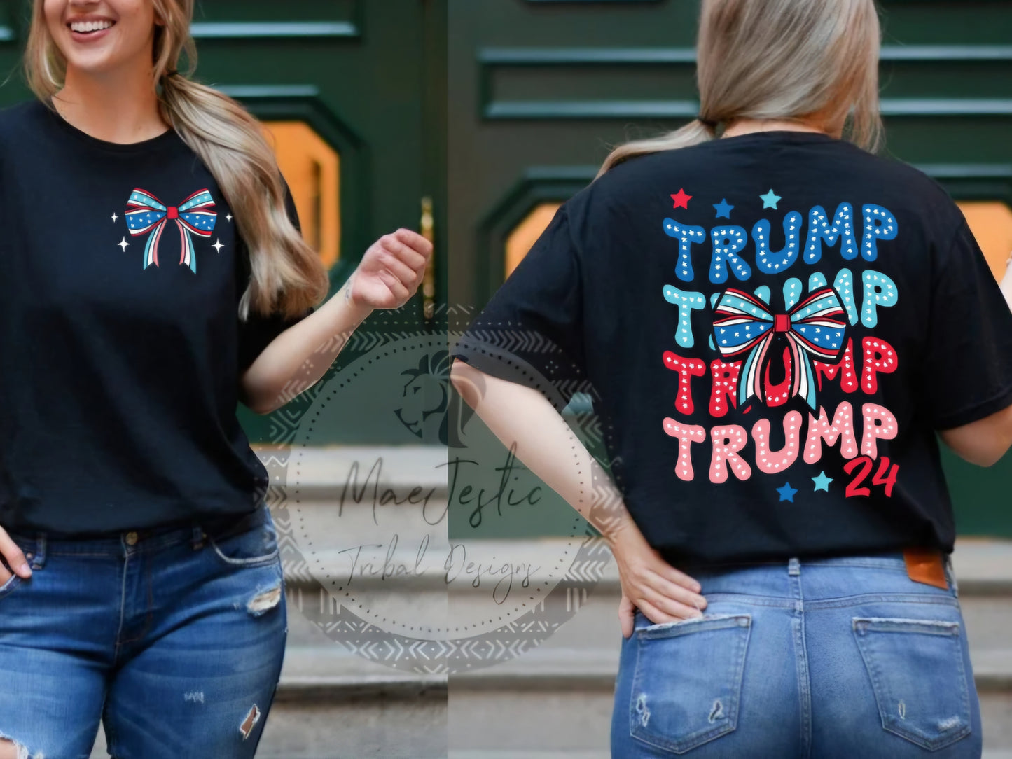 Colorful Trump Stack Bow Unisex T-Shirt