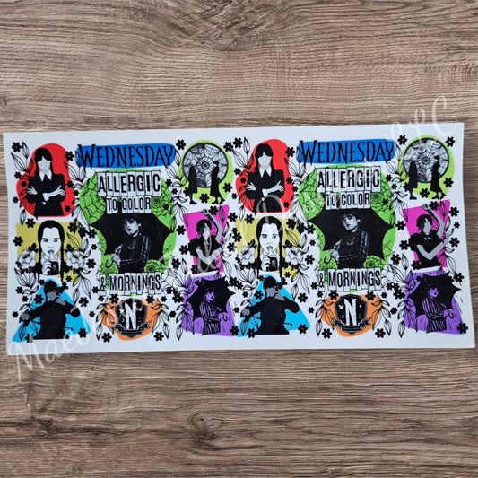 Wednesday (Addams Family)UV Cup Wrap