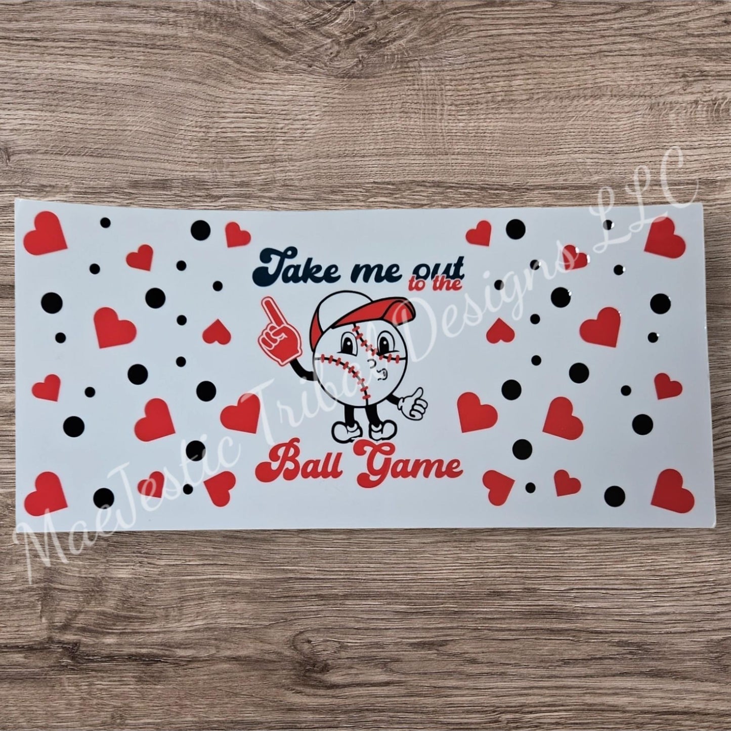 Take Me Out To The Ball Game UV Cup Wrap