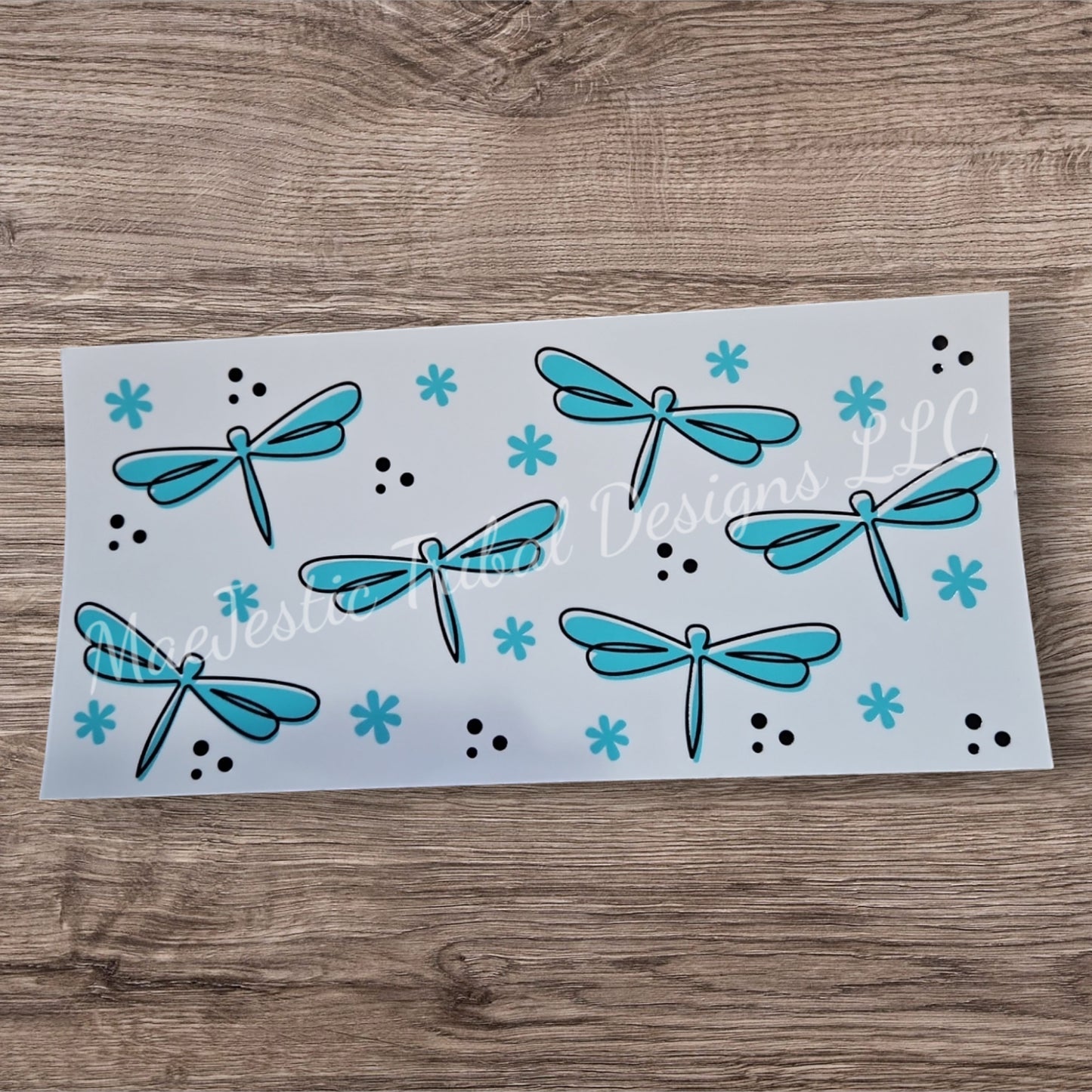 Blue Dragonfly UV Cup Wrap