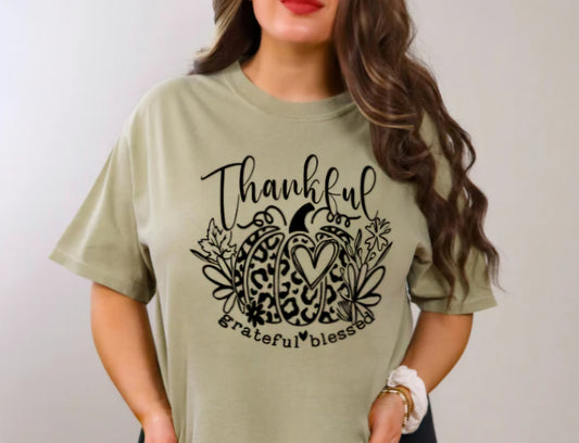 Thankful Screen Print Transfer