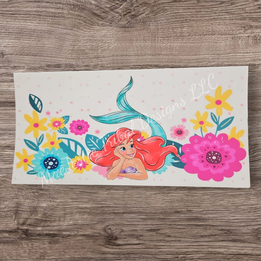 Floral Mermaid UV Cup Wrap