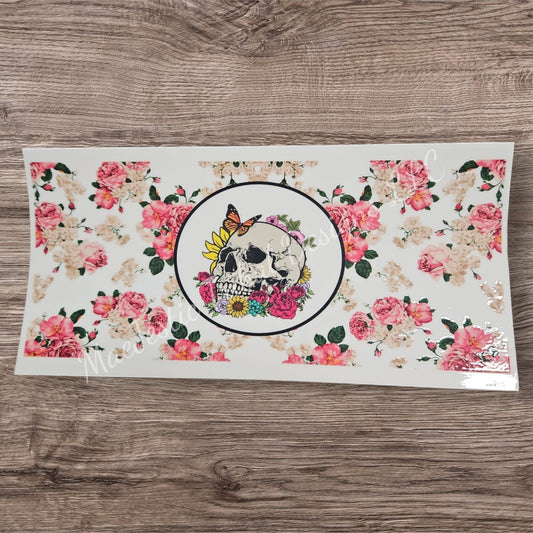 Pretty Skull UV Cup Wrap