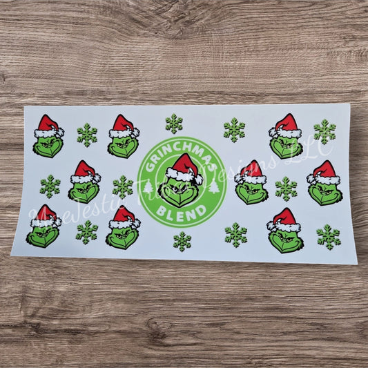 Grinchmas Blend UV Cup Wrap