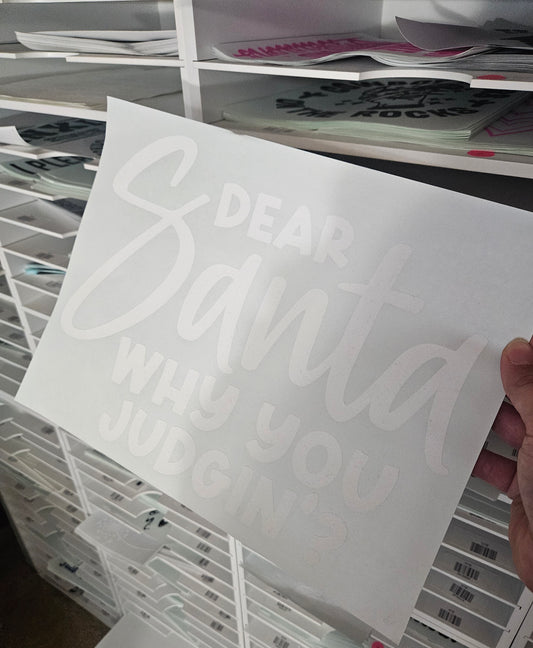 Dear Santa Screen Transfer