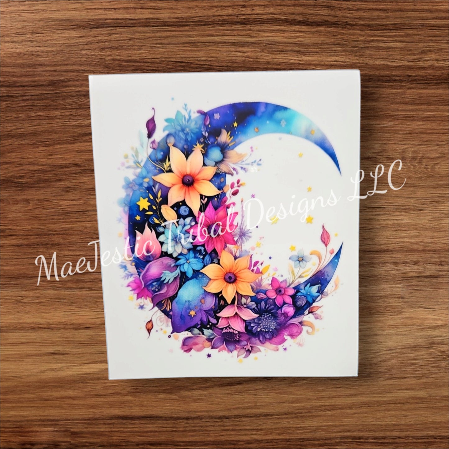 Floral Moon UV Decal