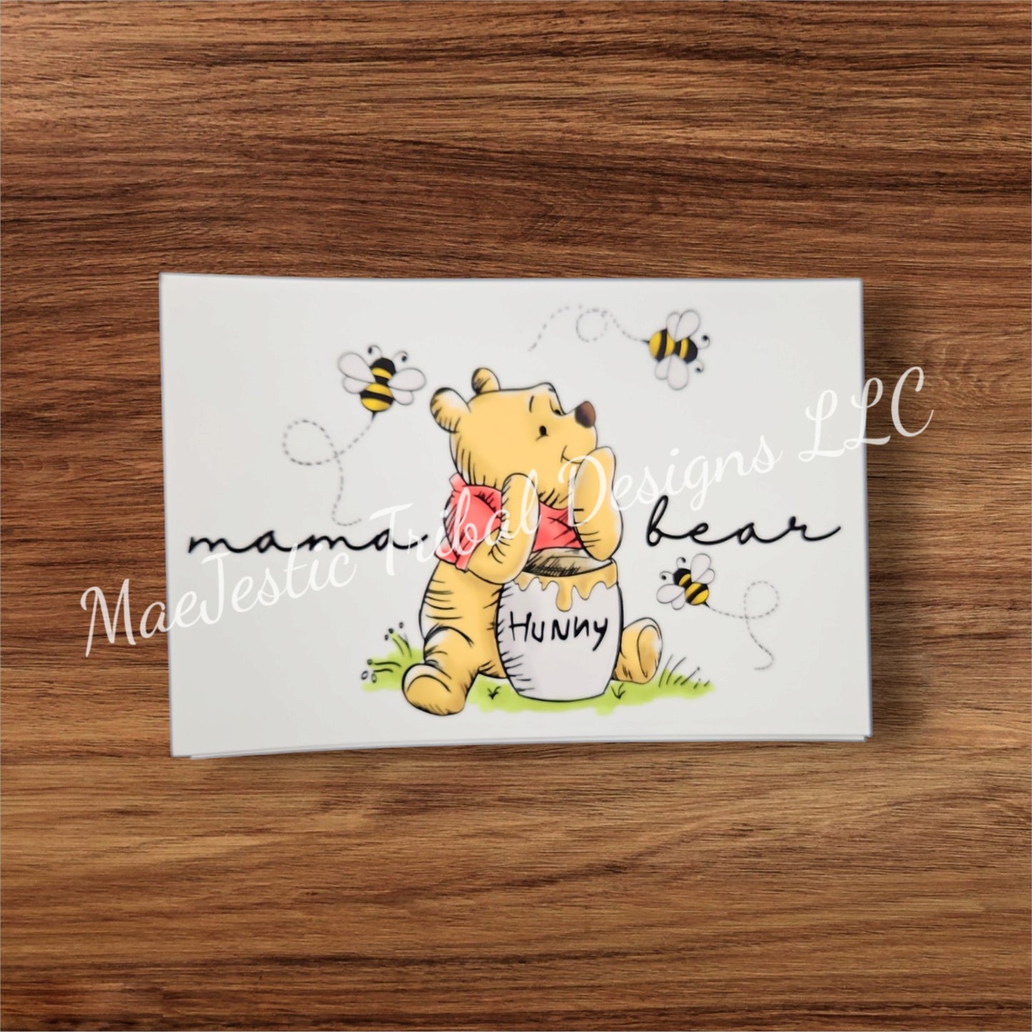 Mama Bear Honey UV Decal