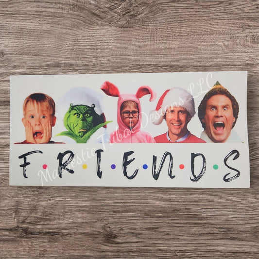 Holiday Friends UV Cup Wrap