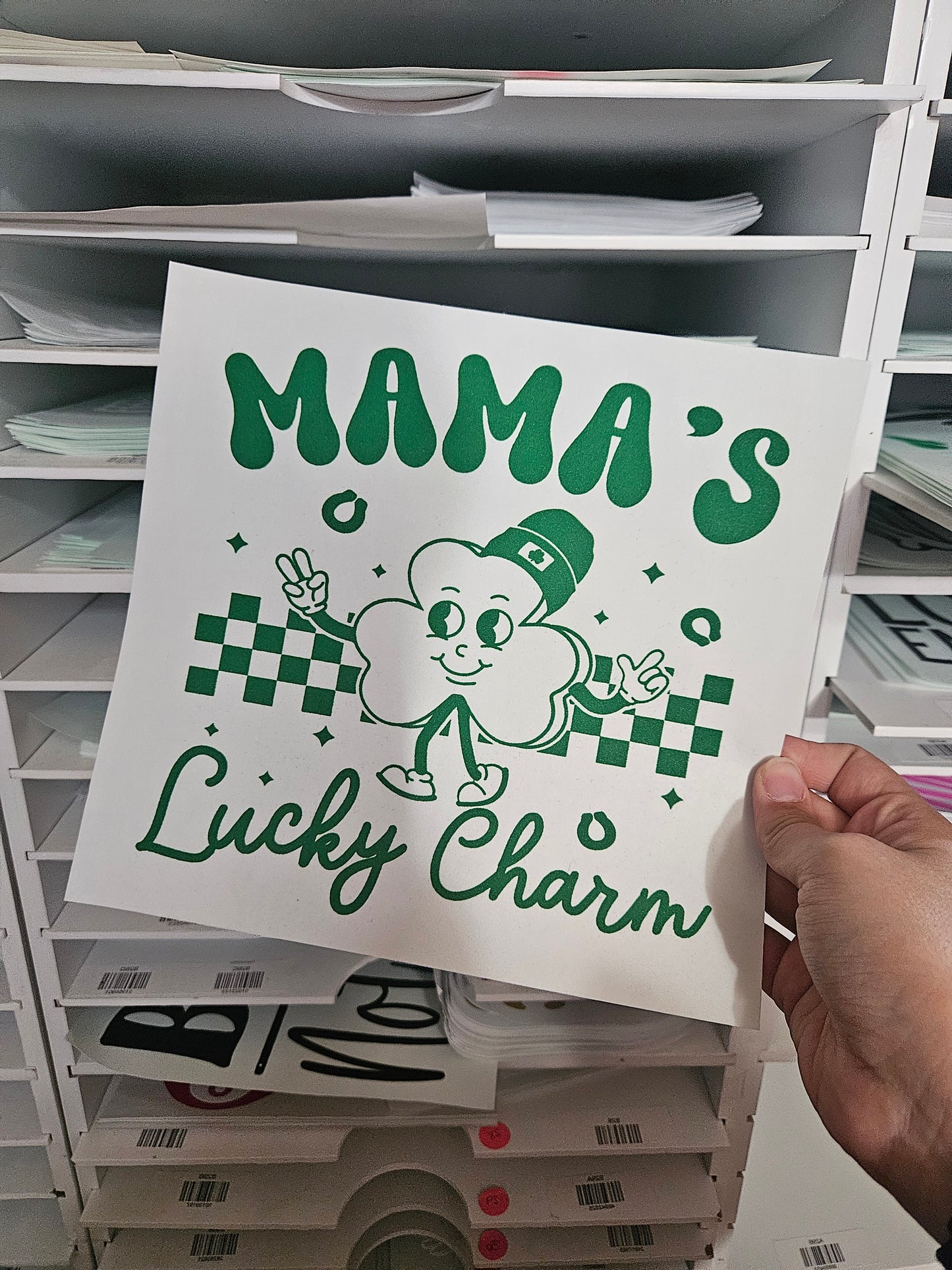 Mama's Lucky Charm Transfer