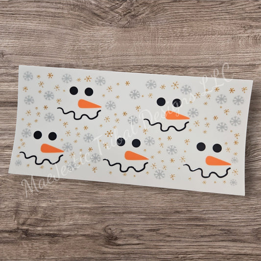 Snowman Smiles UV Cup Wrap