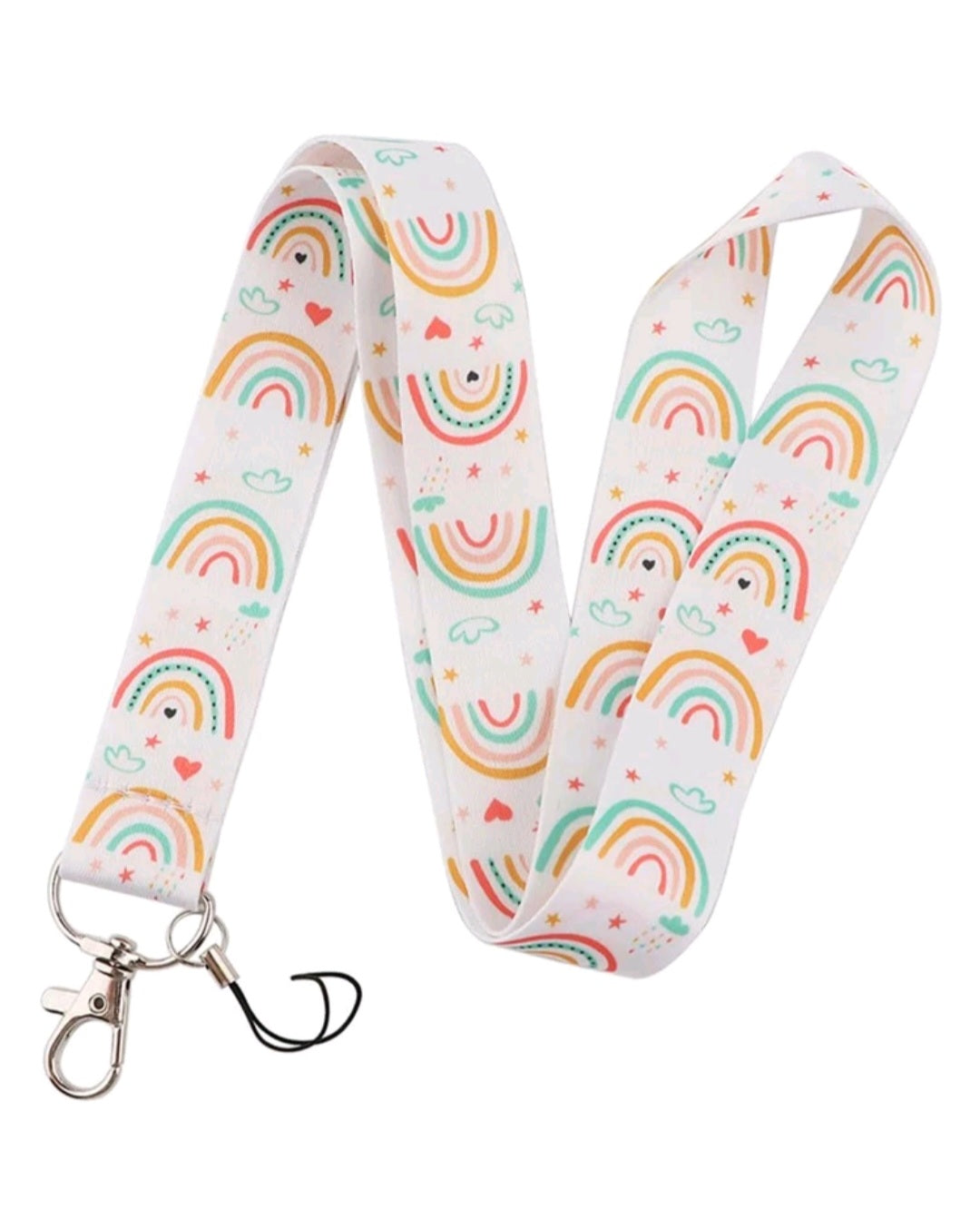 Colorful Rainbow lanyard